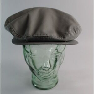 Vintage Newport Cabbie Newsboy Flat Cap Beige Universal 1980's